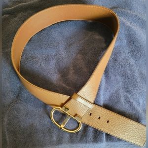 Banana Republic Wide Dress Belt Sz Large Gorgeous Brown Italian Leat…
